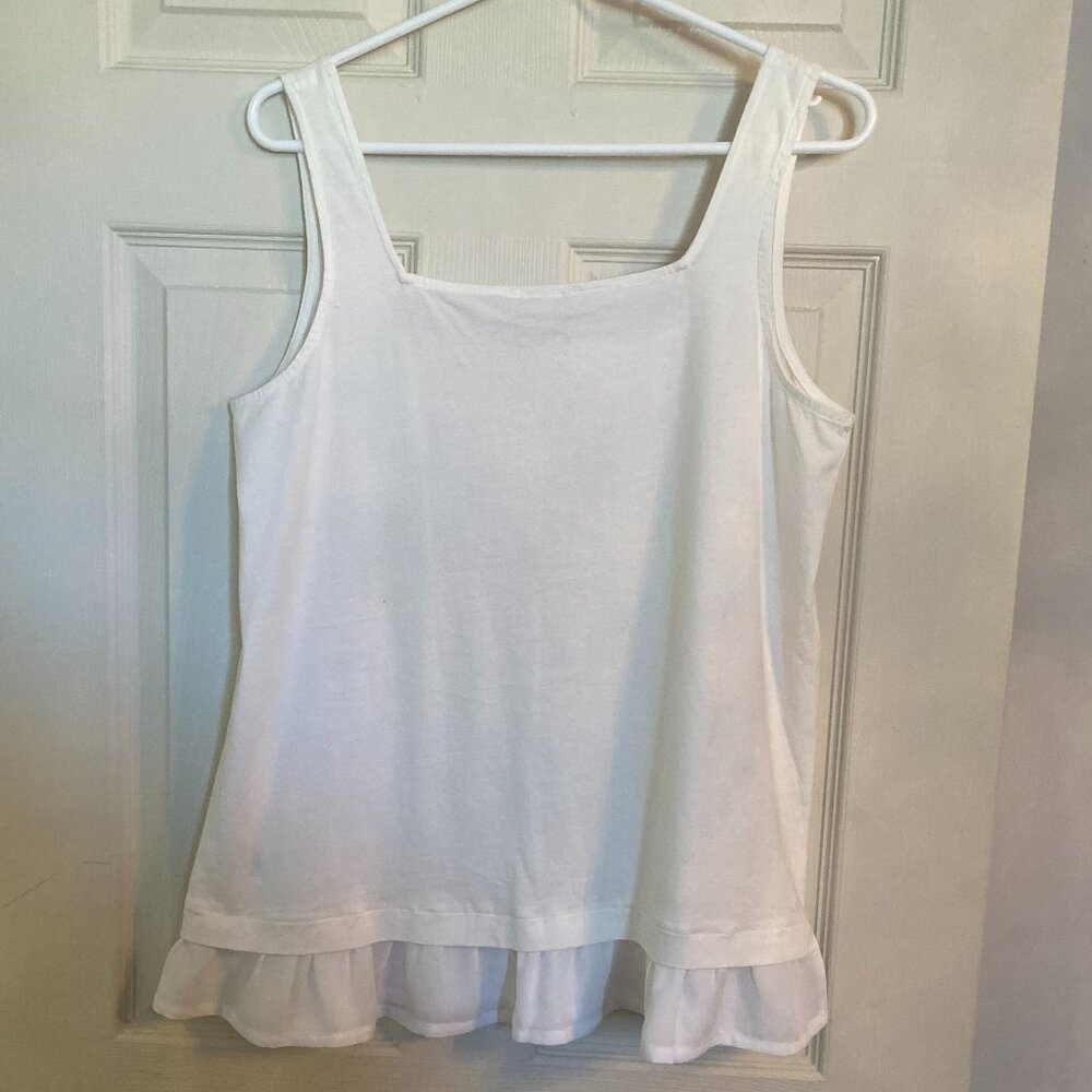 J. Crew Tank Top with Ruffle - NWT - Picture 3 of 6